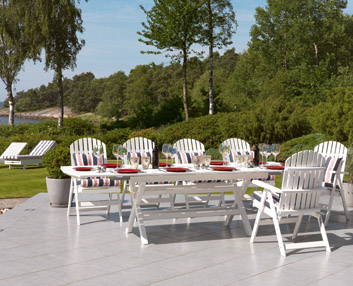 Muebles suecos para el jardín 